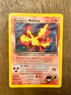 Rocket's Moltres - Gym Heroes 12/132, Ophalen of Verzenden, Losse kaart, Foil