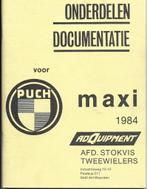 Puch Maxi 1984 onderdelen documentatie boek, Zo goed als nieuw, Verzenden