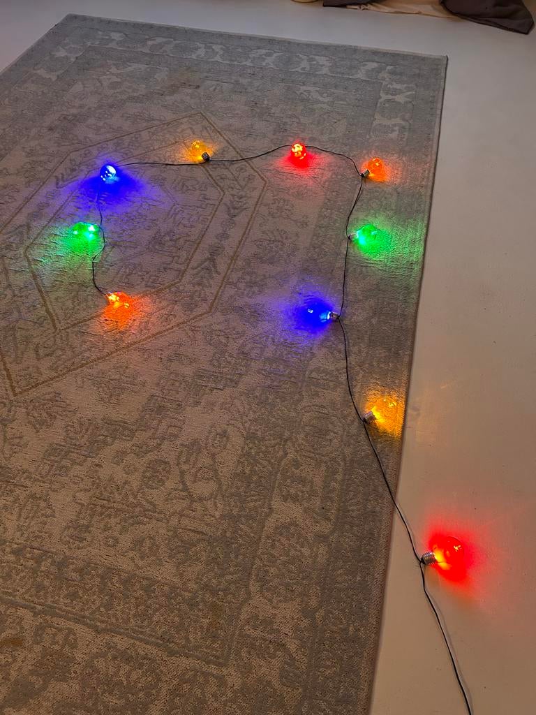 Lichtsnoer LED met Timer, Kunststof, Ophalen of Verzenden, Zo goed als nieuw, 75 cm of meer