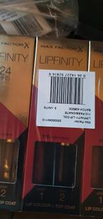 10 stuks Maxfactor lipfinity zonder topcoat nr 110, Ophalen of Verzenden, Nieuw, Overige kleuren, Handen en Nagels