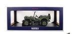 Jeep  willy 1942 Leger groen schaal 1/18 NOREV ref: 189013, Hobby en Vrije tijd, Modelauto's | 1:18, Verzenden, Nieuw, Auto, Norev