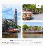 Rondvaart Amsterdam 2 tickets samen €15,-, Tickets en Kaartjes, Twee personen