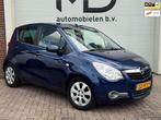 Opel Agila 1.2 Enjoy - Automaat - Airco - LM Velgen, Gebruikt, 4 cilinders, Blauw, Origineel Nederlands