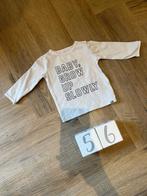 Heel goed: wit Z8 Baby, grow up slowly shirt lange mouw long, Kinderen en Baby's, Babykleding | Maat 56, Ophalen of Verzenden