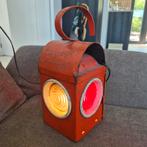 Vintage treinlamp/ seinlamp/ spoorweglantaarn Chalwyn, Ophalen, Gebruikt