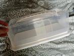 Cake bewaardoos, Huis en Inrichting, Keuken | Tupperware, Ophalen of Verzenden, Zo goed als nieuw, Wit, Bus of Trommel