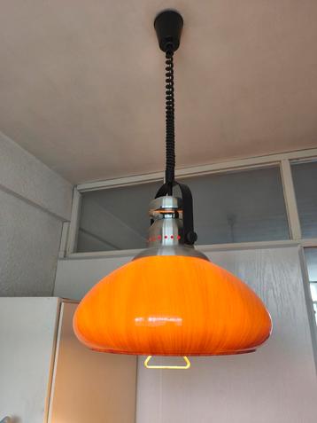 Vintage jaren 70 hanglamp beschikbaar voor biedingen
