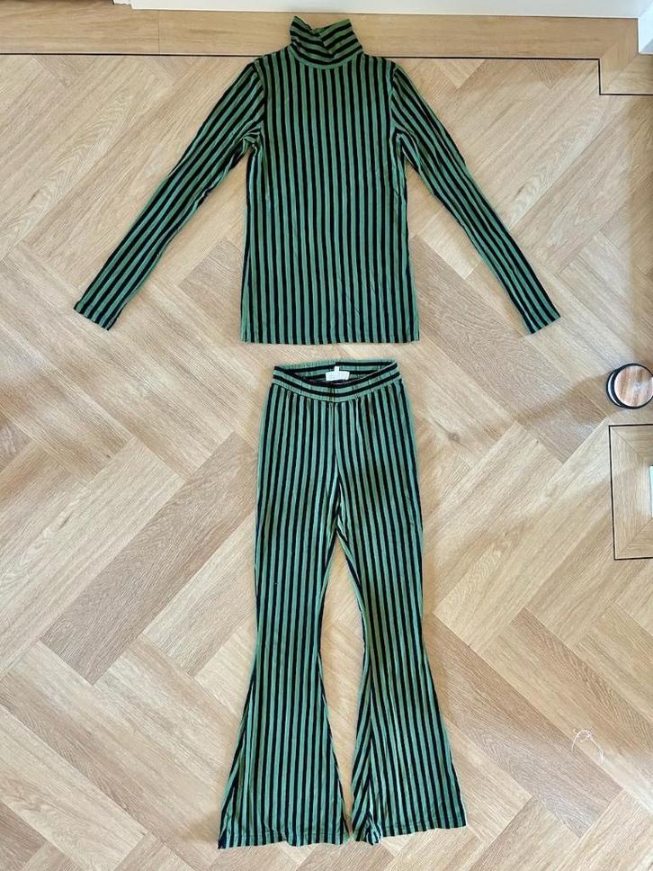 Set van Stieglitz, longsleeve + flare legging, maat 34 / 36, Kleding | Dames, Jasjes, Kostuums en Pakken, Zo goed als nieuw, Kostuum of Pak