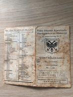 Start kaart Elfstedentocht Fietsen Bolsward 1947, Ophalen of Verzenden