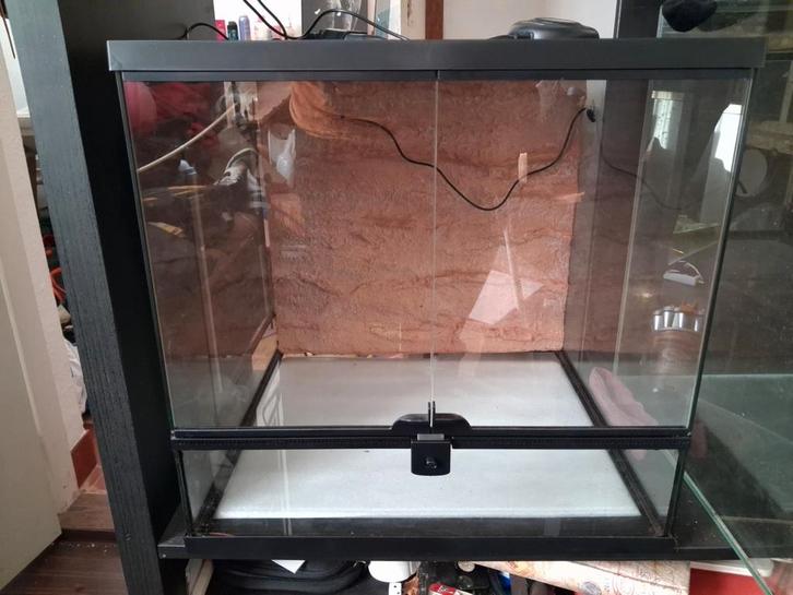 Repto terra sky 45x45x45cm met accessoires, Dieren en Toebehoren, Reptielen en Amfibieën | Toebehoren, Zo goed als nieuw, Terrarium of Paludarium