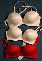 Push up bh's 70B 2x wit + 1x rood (nieuw/ongedragen), Primark, Ophalen of Verzenden, Wit, BH