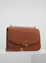 Ralph Lauren, leren crossbody, Sieraden, Tassen en Uiterlijk, Tassen | Damestassen, Verzenden, Zo goed als nieuw, Bruin, Schoudertasje
