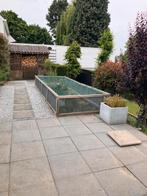 vijverafrastering, gaasafrastering, raster, hekwerk, Tuin en Terras, Gaas en Draad, Ophalen, Gebruikt, 10 tot 20 meter, Raster