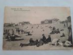 Katwijk aan zee,,strand,,gelopen, Ophalen of Verzenden, 1940 tot 1960, Zuid-Holland