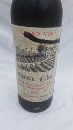 Wijn 1962 Château Calon, Verzamelen, Rode wijn, Frankrijk, Gebruikt, Ophalen of Verzenden