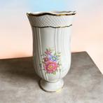 Vintage Hollóháza Porseleinen Vaas met Bloemen, Antiek en Kunst, Ophalen of Verzenden