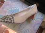 mj/MARCO TOZZI/schoenen/maat 39/leder/camel met panterprint, Pumps, Overige kleuren, Verzenden, Marco Tozzi