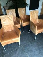 lederen eetkamerstoelen, Ophalen, Gebruikt, Leer, Vier