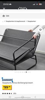 Ikea slaapbank, Ophalen, Gebruikt, Tweepersoons, 140 cm