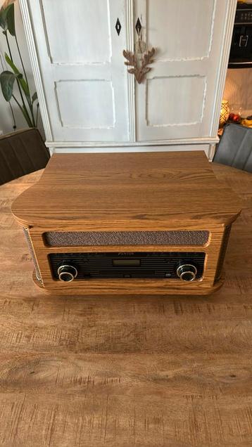 Fenton Memphis platenspeler Bluetooth,DAB & FM, CD, cassette beschikbaar voor biedingen