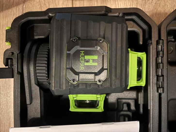 Laser Waterpas Huepar Lijnlevelmeter, Doe-het-zelf en Verbouw, Gereedschap | Machine-onderdelen en Toebehoren, Zo goed als nieuw