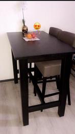 Eettafel met 4 stoelen, Ophalen, Gebruikt, 100 tot 150 cm, 50 tot 100 cm