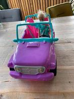Barbie auto met barbiepop, Kinderen en Baby's, Speelgoed | Poppen, Ophalen of Verzenden, Gebruikt, Barbie