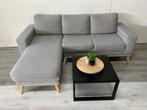 Hoekbank Grijs, Huis en Inrichting, Banken | Bankstellen, Hoekbank, Ophalen of Verzenden, Zo goed als nieuw, 200 tot 250 cm