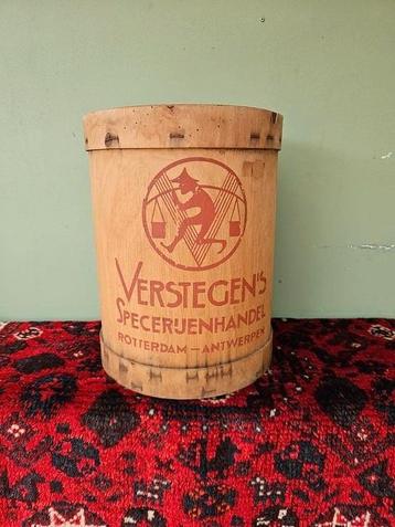 Vintage houten vat Verstegen Rotterdam - Antwerpen beschikbaar voor biedingen