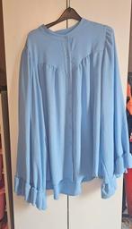 Nieuw blouse met vleermuis mouw draagbaar 44 tot 50/52, Ophalen, Nieuw, Blauw, Blouse of Tuniek