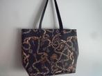 Shopper kettingprint, Ophalen, Zo goed als nieuw, Zwart, Handtas