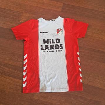 FC Emmen thuis shirt – maat 164 – met handtekeningen beschikbaar voor biedingen