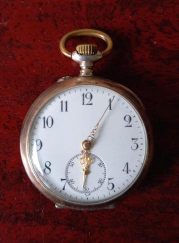 Antiek zilveren zakhorloge - herstelklokje beschikbaar voor biedingen