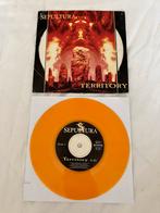 Sepultura - Territory vinyl single. Op ltd oranje vinyl., Gebruikt, Verzenden