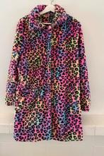 Bontjas fake fur neon roze luipaard gekleurde nep bontjas M, Ophalen of Verzenden, Nieuw, Maat 38/40 (M), Overige kleuren