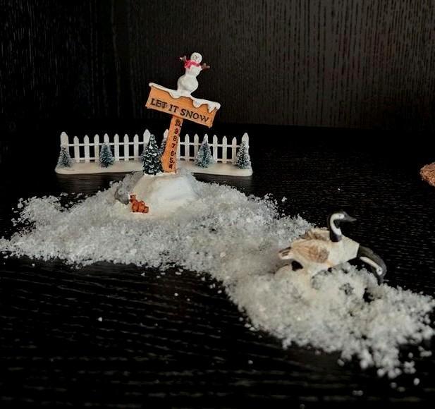 Kerstdorp Decoratie Set, Diversen, Kerst, Zo goed als nieuw, Ophalen