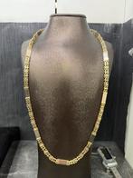 Prachtige 14 karaats gouden massieve FLAT MAGNUM ketting, Ophalen of Verzenden, Nieuw, Goud