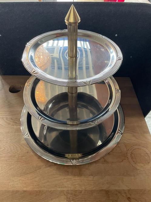 Etagère met sierknop, Huis en Inrichting, Woonaccessoires | Etagères, Zo goed als nieuw, Ophalen