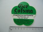 sticker oud Drogist parfum winkel rotterdam speelgoed foto, Verzenden, Zo goed als nieuw, Bedrijf of Vereniging