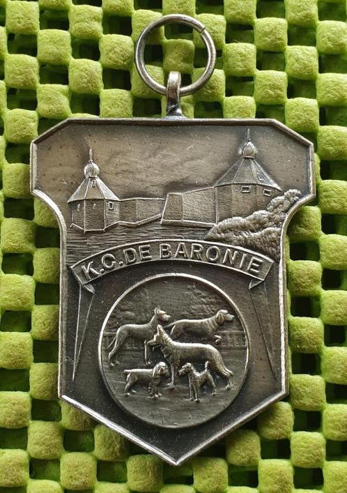 Medaille:K.C. de Baronie , Breda . + 1974, Postzegels en Munten, Penningen en Medailles, Overige materialen, Nederland, Ophalen of Verzenden