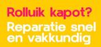 rolluik/screen/zonwering reparatie, Ophalen