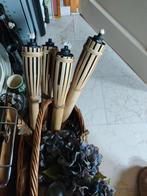 Vier Bamboe tuintoortsen, Ophalen of Verzenden