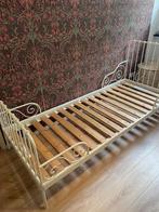 Ikea Minnen meegroei bed wit, Kinderen en Baby's, Kinderkamer | Bedden, Ophalen, Gebruikt, 180 cm of meer, 70 tot 85 cm