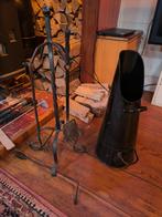Kachel toebehoren (smeedijzer) zwart, Ophalen, Gebruikt