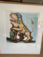 Rob Scholte "De angst"45/111 zeefdruk, Antiek en Kunst, Kunst | Litho's en Zeefdrukken, Ophalen