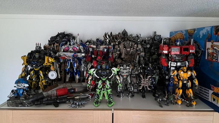 Grote Collectie Transformers Actiefiguren Oversized, Verzamelen, Transformers, Zo goed als nieuw, Overige generaties, Overige rassen