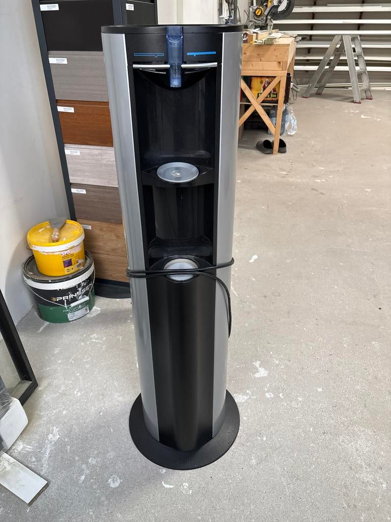 Ebac Waterkoeler Zuil - Design Vrijstaand Zwart/Zilver, Ophalen, Gebruikt, Waterkoeler