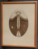 Ets Titel Sapientes (Bevruchting) Jaap Berkhout 1981 21x16 c, Antiek en Kunst, Ophalen of Verzenden