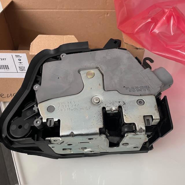 Bmw e46 Cabrio deurslot mechaniek links originel 51217011247, Auto-onderdelen, Carrosserie en Plaatwerk, Deur, BMW, Links, Gebruikt