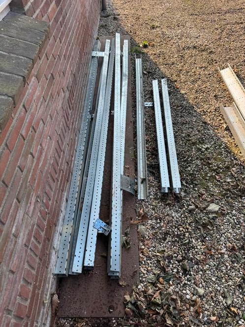 Kabelbak/kabelgoot RVS 20 meter diverse afmetingen, Doe-het-zelf en Verbouw, IJzerwaren en Bevestigingsmiddelen, Zo goed als nieuw